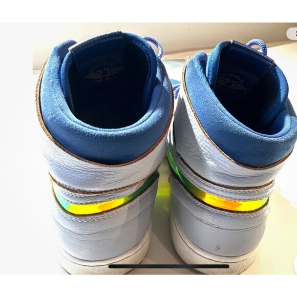 Nike Air Jordan 1 Mens Sneaker Nouveau 23 Dunk  From Above Multicolor Size 13 - Picture 7 of 10